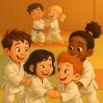 Juegos para enseñar agarres y desplazamientos en judo infantil